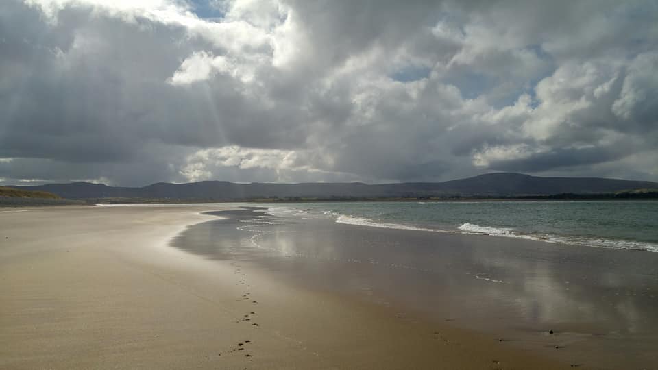 looking over streedagh beach